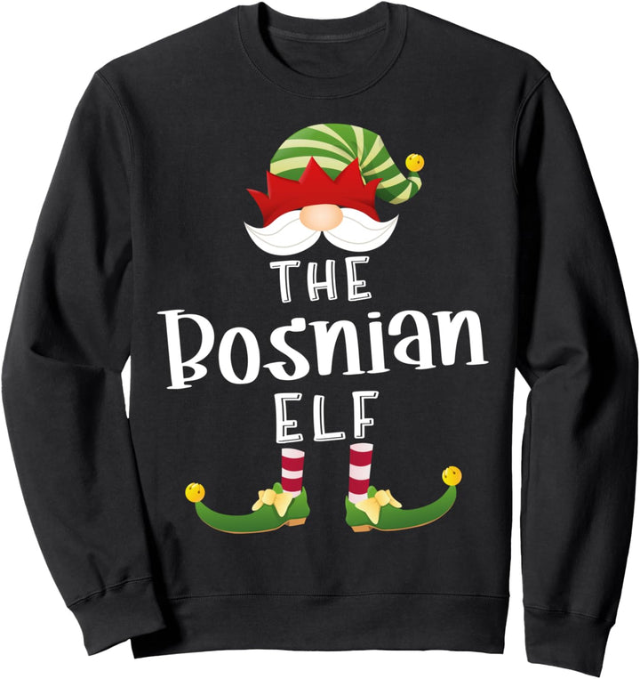 Bosnian Elf Wichtel Gnome Elfen Weihnachten Sweatshirt