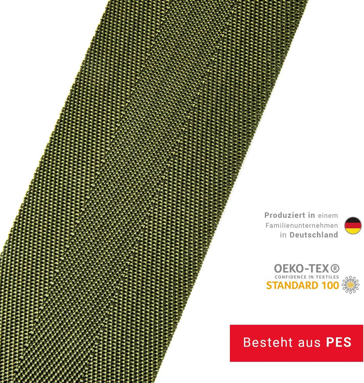 Effaband Baumanbinder 25m olivegrün Breite 20 mm/Pflanzenbinder zur Baumbefestigung aus witterungsbe