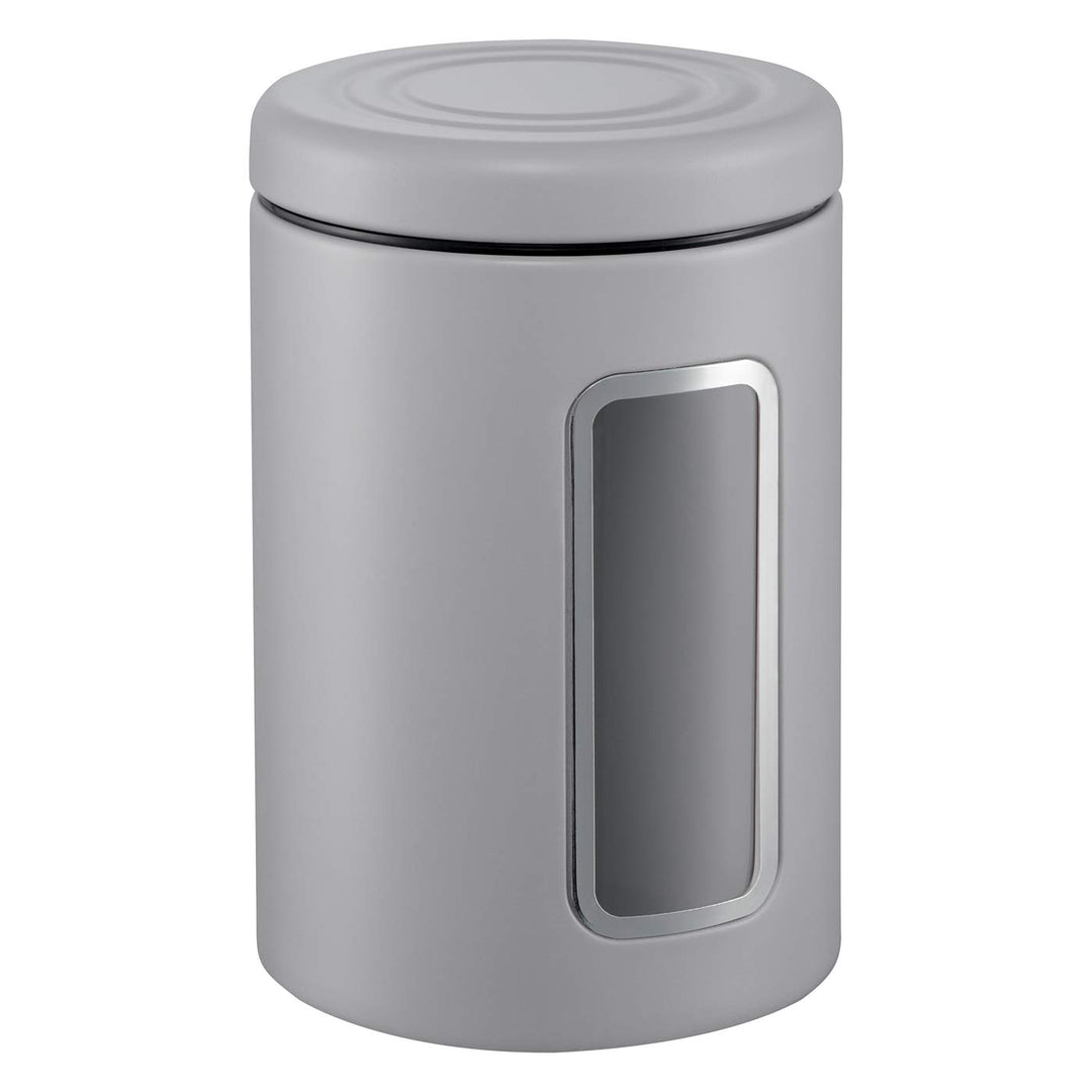 Wesco 321 206-79 Classic Vorratsdose, Rostfreier Stahl, 2 liters, Cool Grey Matt, Cool Grey Matt