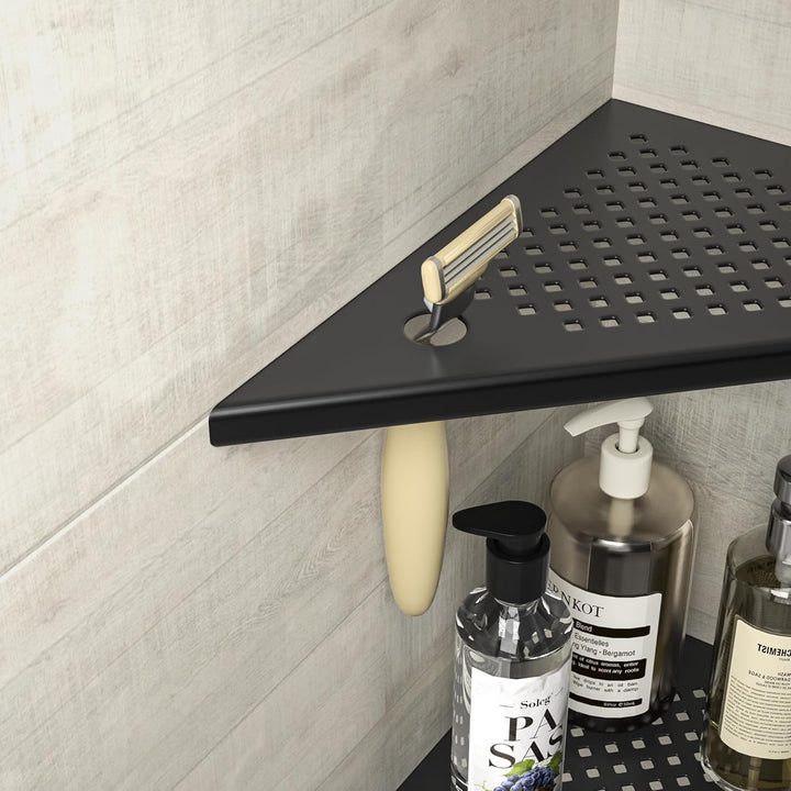 Eck-Duschregal 304 Edelstahl,Eckregal Dusche 25.4cm,Duschablage Ecke für Badrenovierung,Eckablage Du