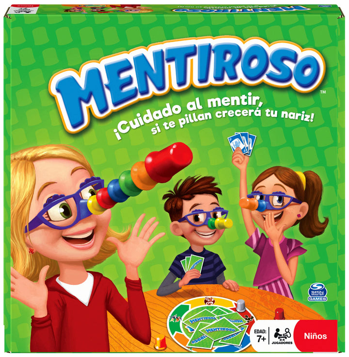 SPIN MASTER 130925 Games Brettspiele für Kinder, 7 Jahre + (6065110), bunt, One Size