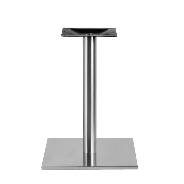 Edelstahl Tischgestell XL Single Quadrat 45x45x71cm Bistrotisch