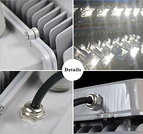 80W LED SMD Strahler Fluter Aussen Flutlicht Strahler mit PIR Bewegungsmelder Fluter Wasserdicht IP6