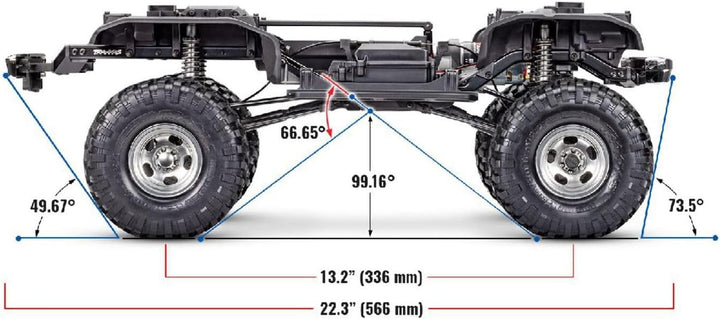 TRAXXAS Crawler TRX-4 RTR 79 Ford F150 schwarz 1/10 Brushed ohne Akku/Lader 4WD High-Trail