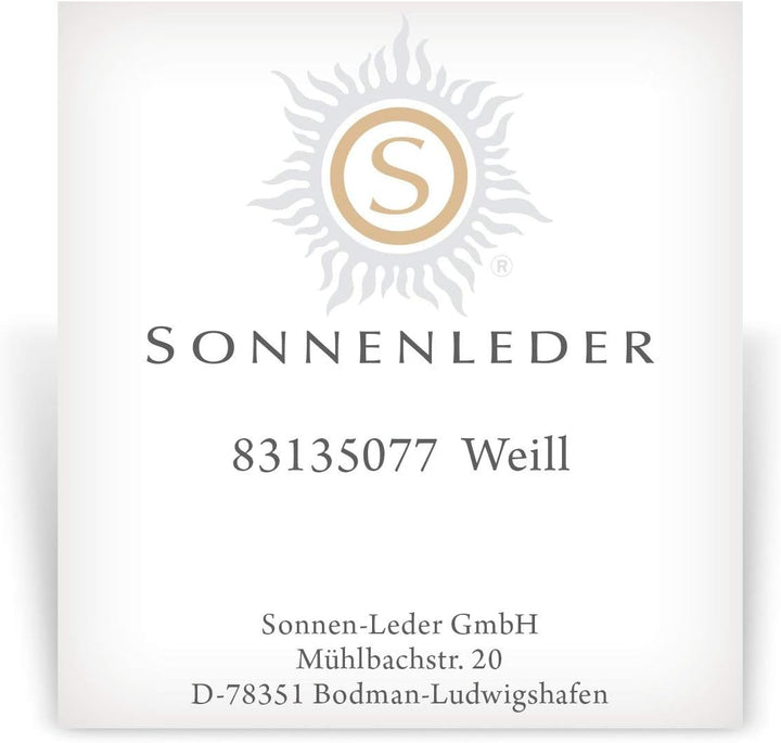 SONNENLEDER - hochwertige Banktasche "WEILL" Farbe: Mocca *Echtes Leder*, Mocca