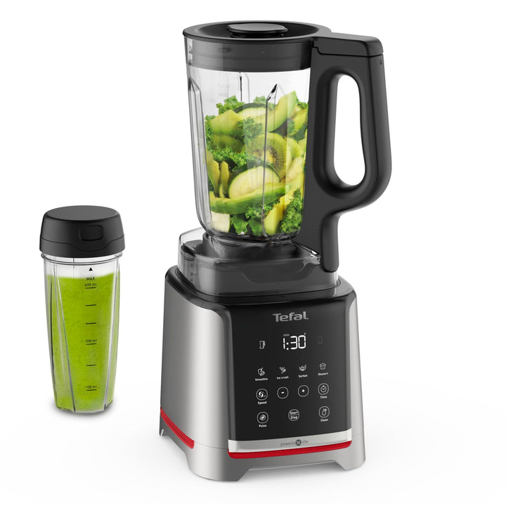 Tefal InfinyMix Hochgeschwindigkeits-Standmixer, 5 Auto-Programme + manuelle Einstellung, 2,6-l-Trit