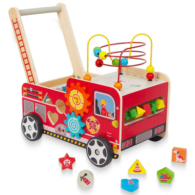 Lauflernwagen Aus Holz Für Kinder Lauflernhilfe Spass Babys, Laufen Lernen, Multifunktion Holzspielz