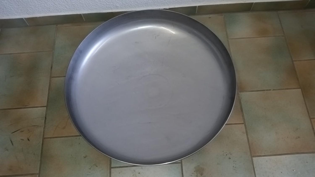 Czaja Edelstahl Klöpperboden Ø 80 cm aus rostfreiem Edelstahl, Feuerstelle, Feuerschale, Grill für G