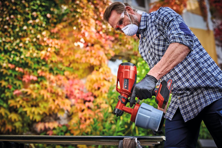 Einhell Akku-Farbsprühsystem TC-SY 18/60 Li Power X-Change (Li-Ion, 18 V, Förderleistung 650 ml/min,