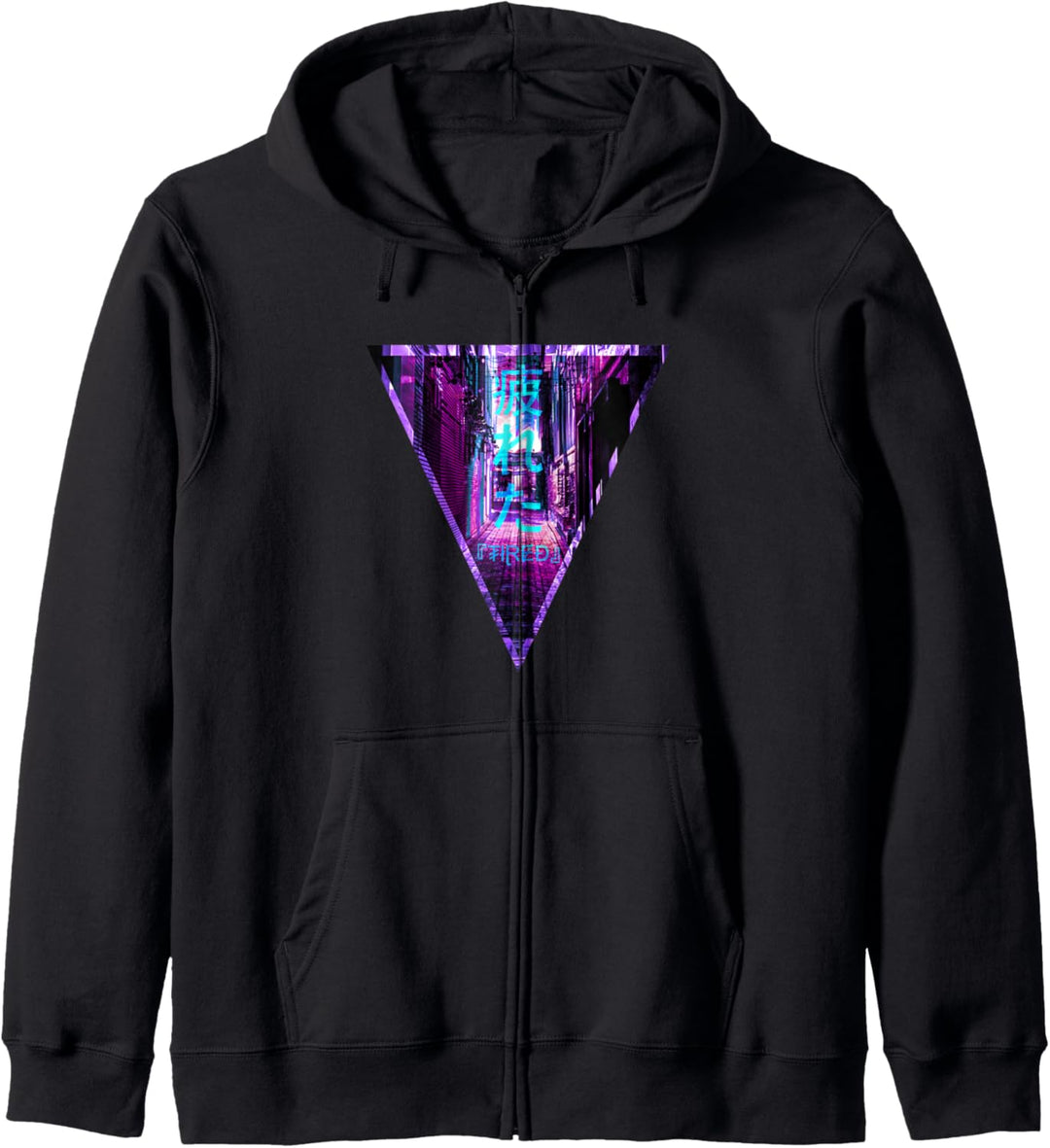 Tired Sad Vaporwave 80s 90s Aesthetic Kapuzenjacke