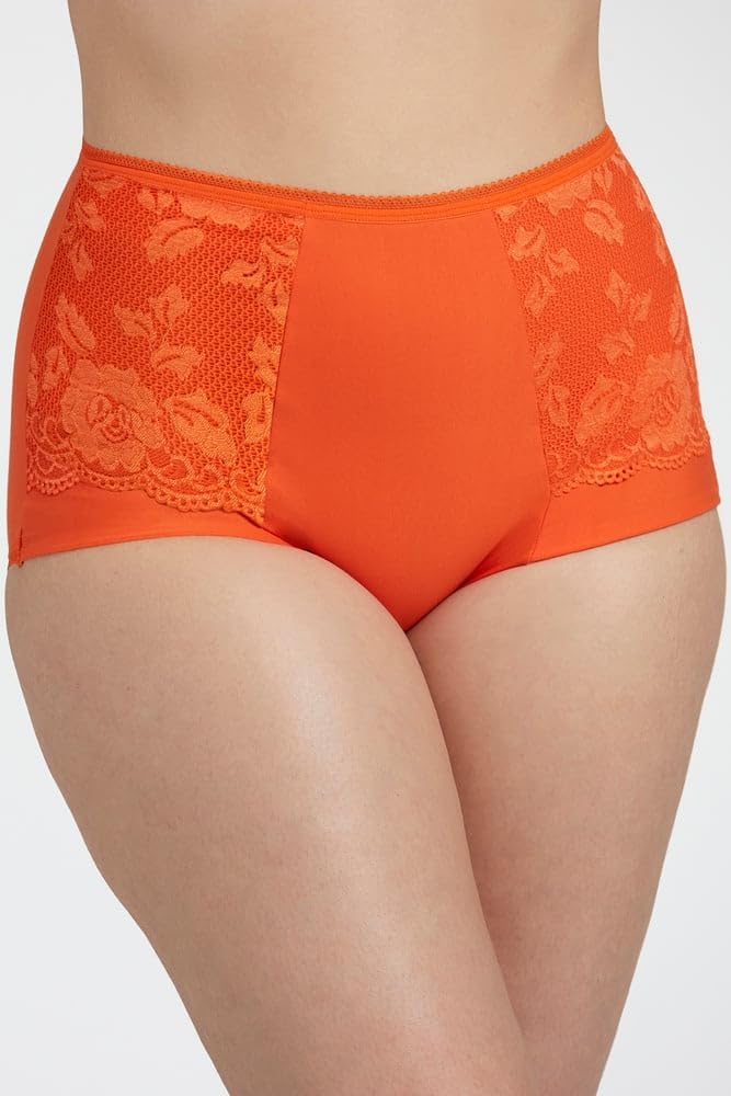 Miss Mary of Sweden Lovely Lace Miederhose mit Hoher Taille – Bauchkontrolle, Baumwollzwickel, Kühle