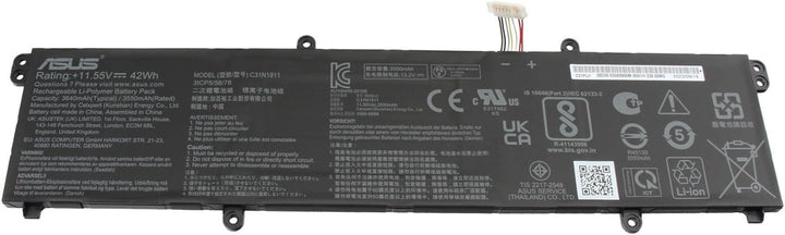 ASUS 0B200-03580300 Original Akku 42Wh für X421EA, X421EQ, X421EP, M433IA, VivoBook Flip 14 TP470EA,