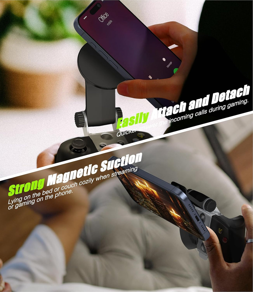 Telefonhalterung Clip für Magnetcontroller kompatibel mit Xbox Series X/S Controller, Mag-Safe verst