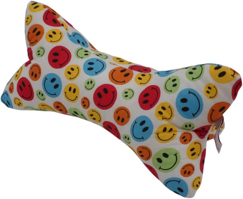 Manufaktur Martinshof Leseknochen Smiley, Nackenkissen, Nackenknochen, Nackenrolle,Lesekissen, Lesek