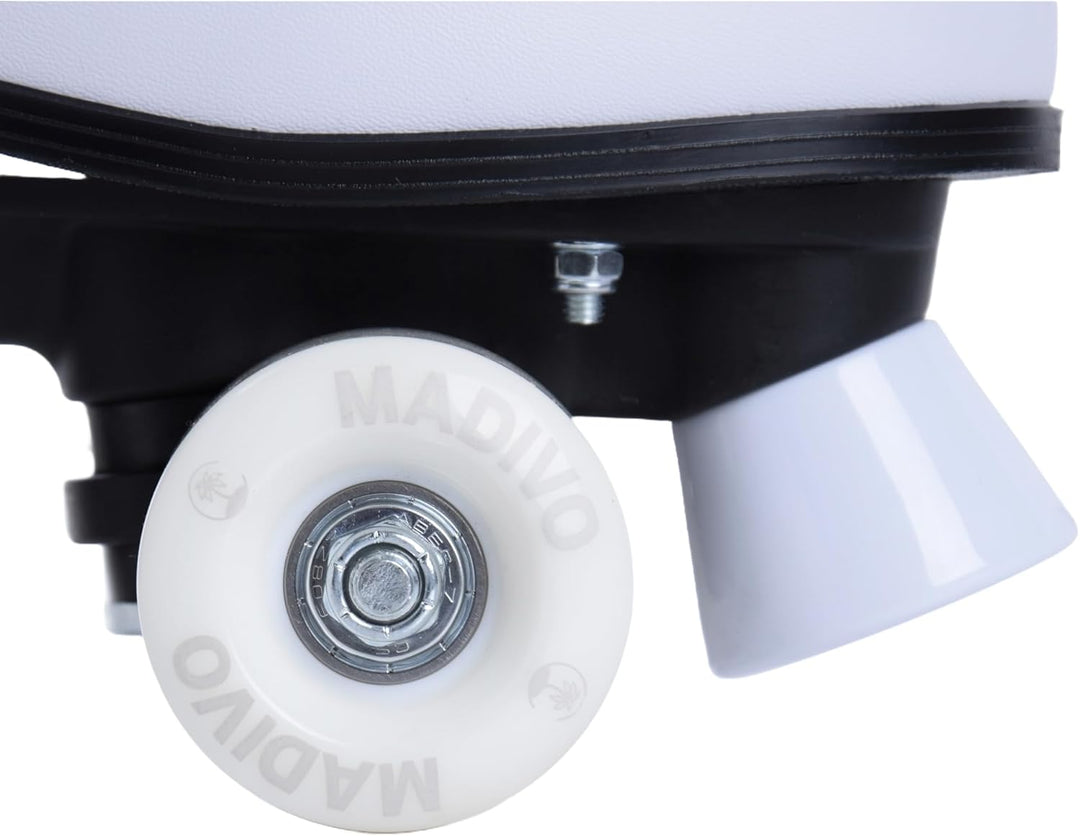 MADIVO Classic Damen Klassische Retro Rollschuhe | ABEC-7 Kugellager | Mädchen Roller Skates Inliner