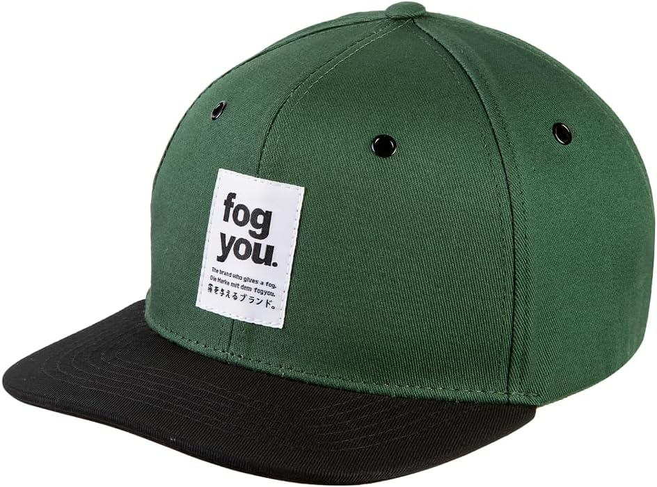 Nebelkind Chave Snapback olivgrün schwarz Fog You OneSize Unisex