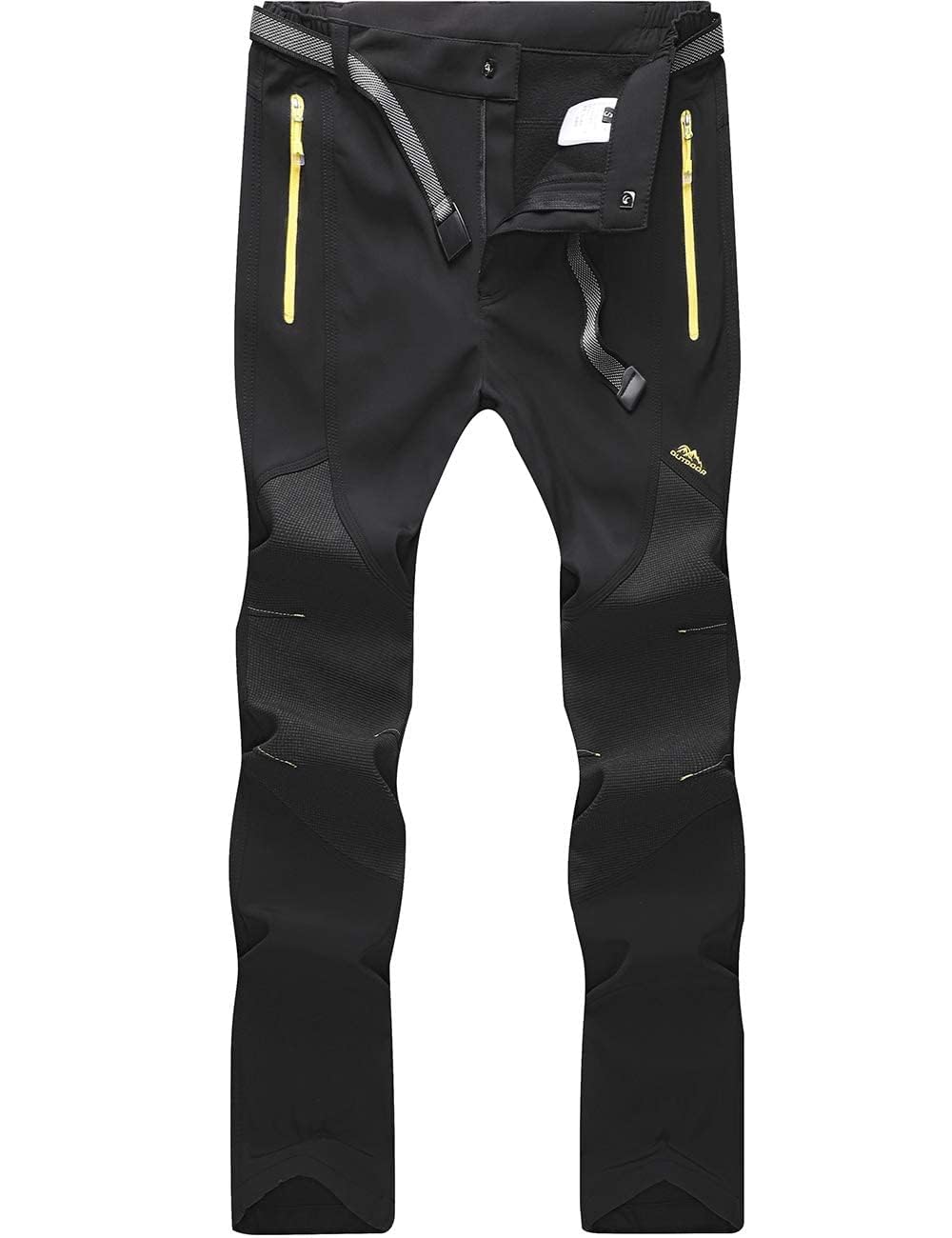 BenBoy Herren Wanderhose Wasserdicht Softshellhose Outdoorhose Winddicht Warm Gefüttert Skihose Snow