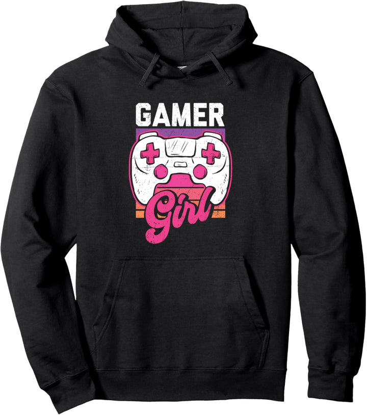Gamer Girl süsses Gamerin für Mädchen Zockerin Video Spiele Pullover Hoodie