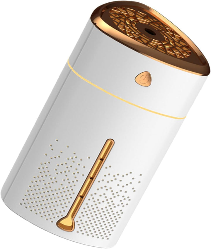 Luftbefeuchter für Schlafzimmer mit 7 Farben LED, 1L Top-Fill, 8h Laufzeit, USB, Aroma Diffusor, Coo