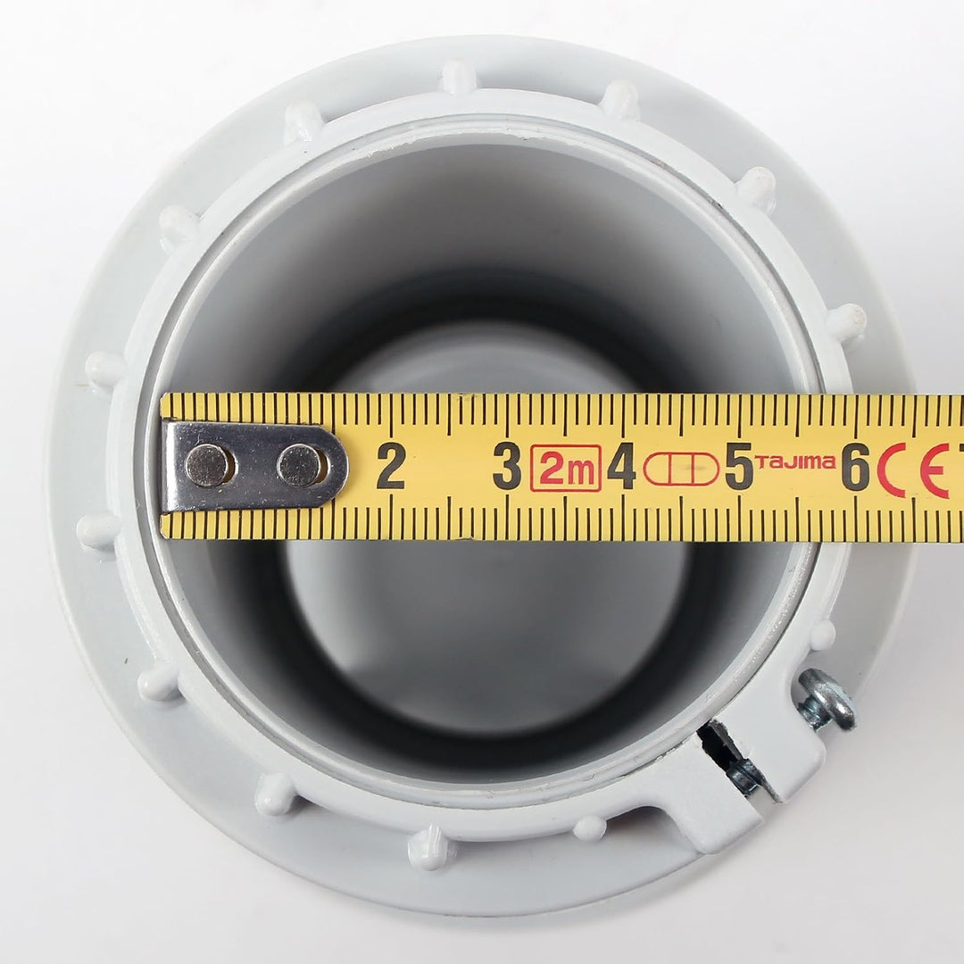 Truma SL3002 Abgaskamin 65mm grau für Heizungen, Dunstabzugshauben + 3m Isolierschlauch für Wohnwage