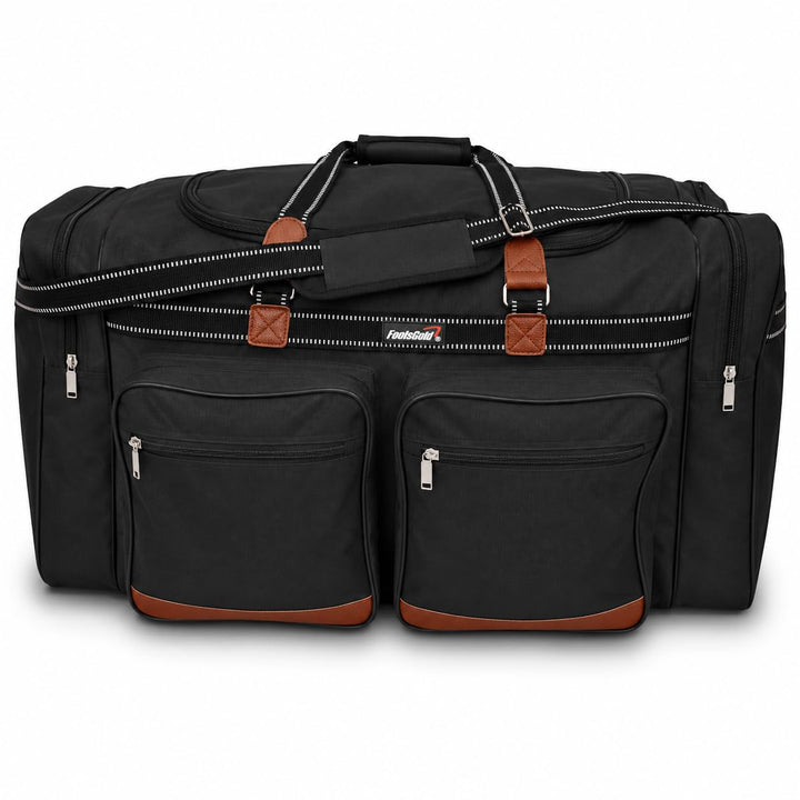 Foolsgold Extra grosse 120L Reisetasche Holdall Tasche Schwarz, Schwarz
