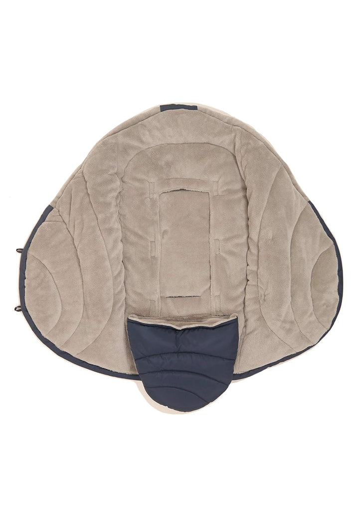 Kaiser 65356222 Einschlagdecke CooCoon, navy/light grey, blau Navy/Light Grey 1 Stück (1er Pack), Na