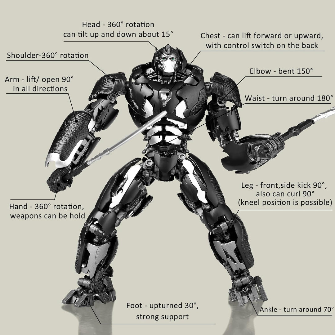 YOLOPARK Transformers Spielzeug Optimus Primal, 7.87 Zoll Transformers Rise of The Beast Transformer