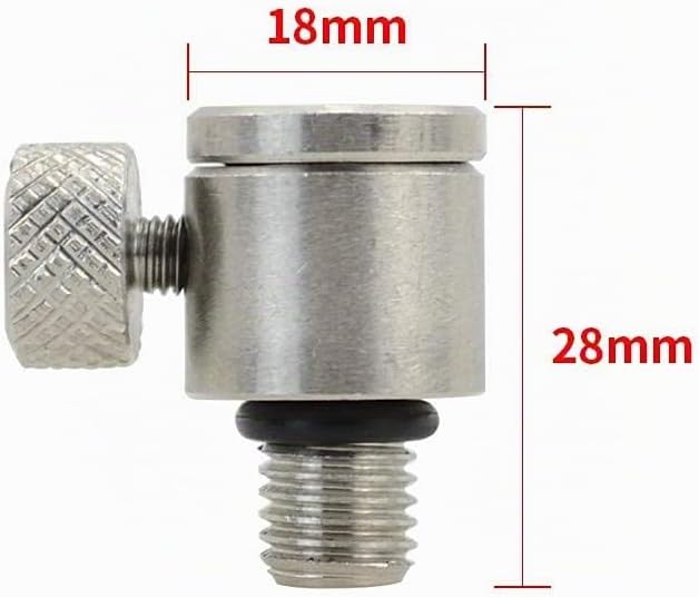 Hirisi Tackle 4 x Karpfenangeln Schnellwechsel Verbinder für Rod Pod Edelstahl