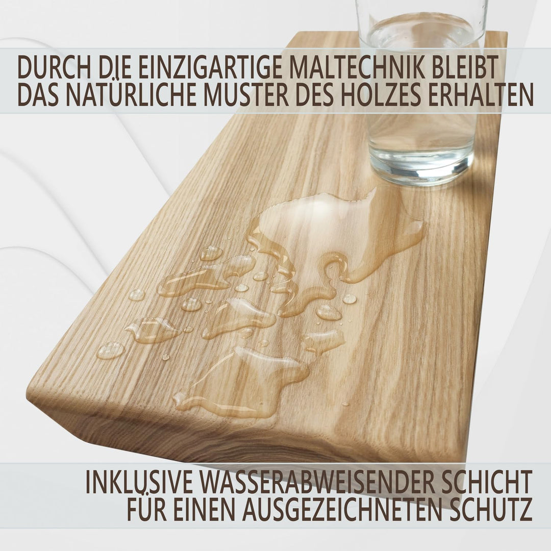 Wood Wedge Regalbrett 2er-Set Wandregal, Wandboard, Schwebende Holzregal Wand | Kinderbücherregale,