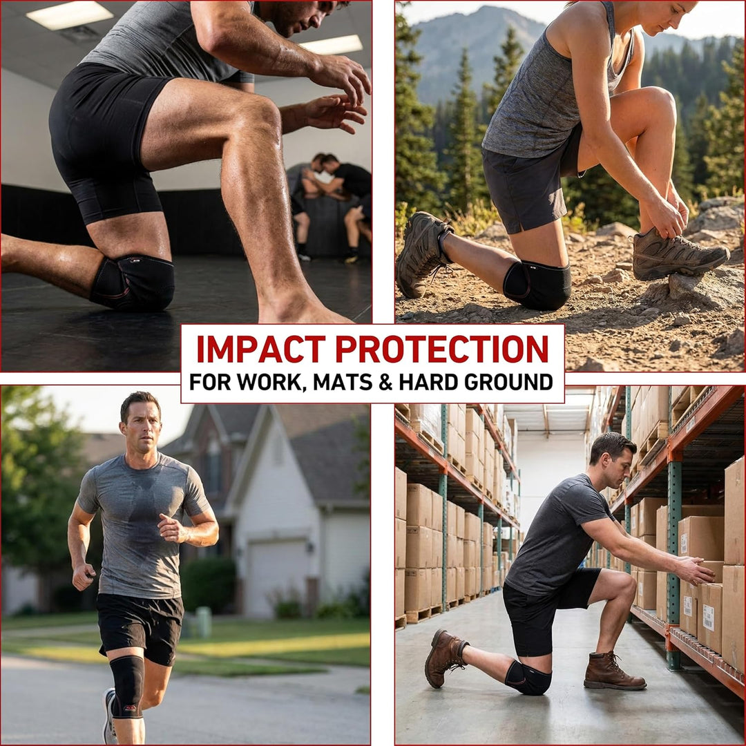 McDavid Genouillère Avec Protection Sorbothane Noir