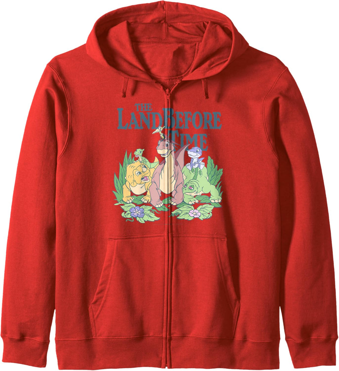 Land Before Time Pastel Dinosaur Friends Kapuzenjacke