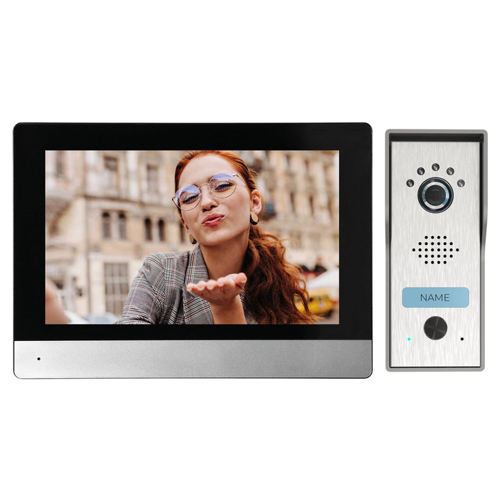 Video Türsprechanlage mit Türöffner 4-Draht Full HD Türsprechanlage mit Kamera Gegensprechanlage mit