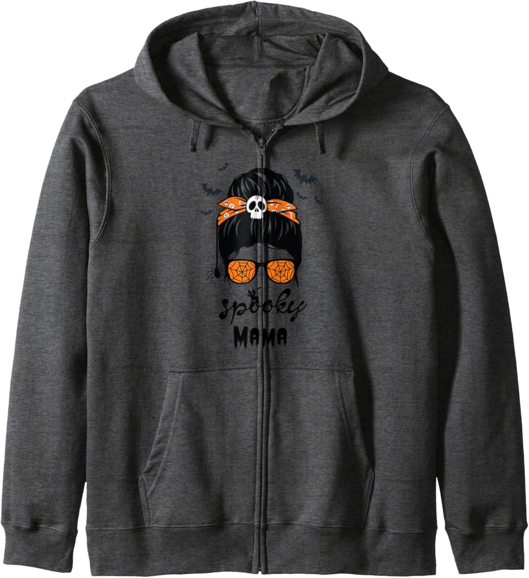 Spooky Mama Mutter Niedliches Halloween Kostüm Motiv Kapuzenjacke