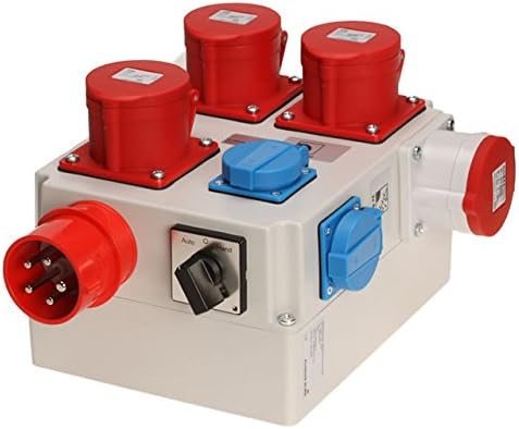 Einschaltautomatik 3Ph mit Wahlschalter Hand-0-Auto für Absaugung, CCST-Platine, Kragenstecker 32 A