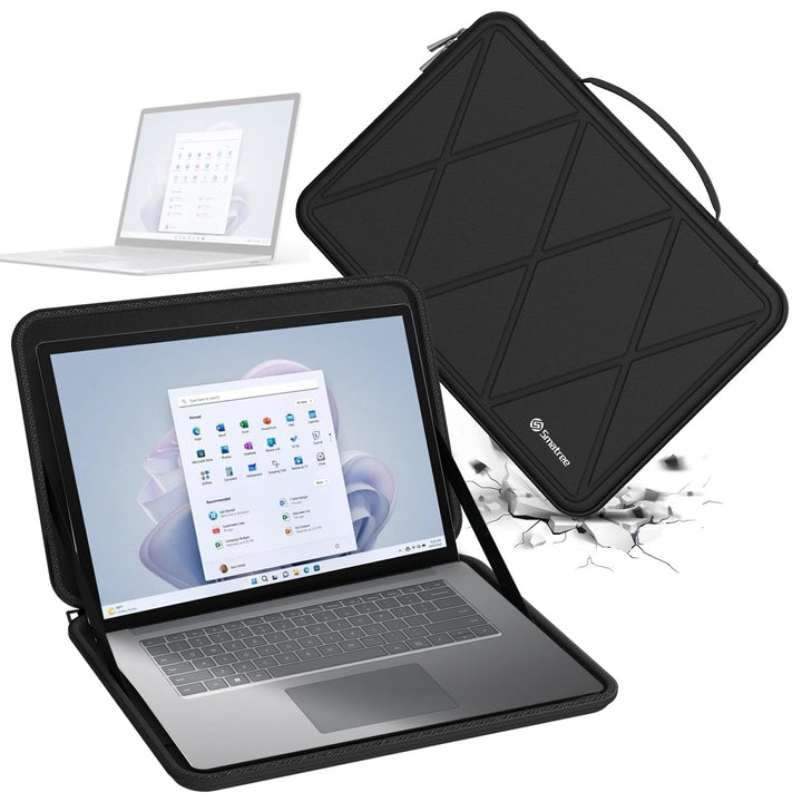 Smatree Hard Eva Schutzhülle Tasche Kompatibel für 13,5 Zoll Microsoft Surface Laptop 5, Microsoft S