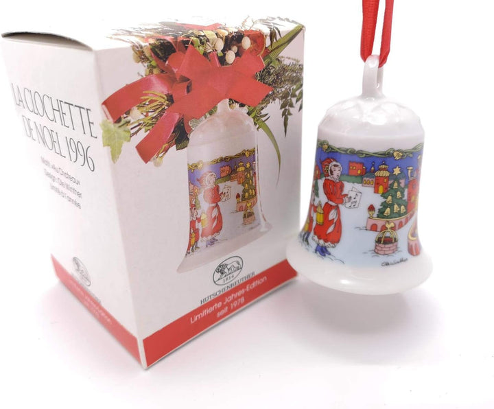 Porzellanglocke Weihnachtsglocke 1996 - Hutschenreuther - in OVP