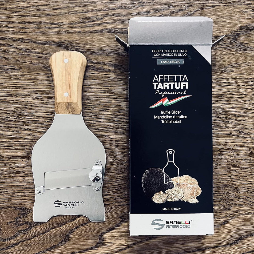 Sanelli Ambrogio - Linie Artufi-Schneider aus Edelstahl. Griff aus Olive, ergonomisch und rutschfest