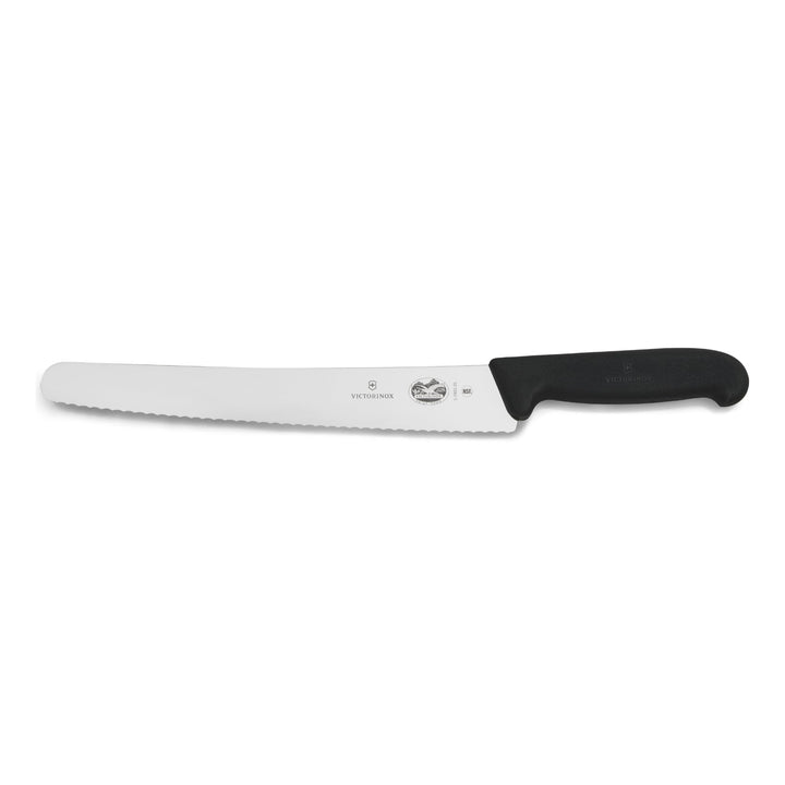 Victorinox Fibrox Konditorsäge mit Wellenschliff, Langes Küchenmesser für Kuchen und Backwaren, 26 c