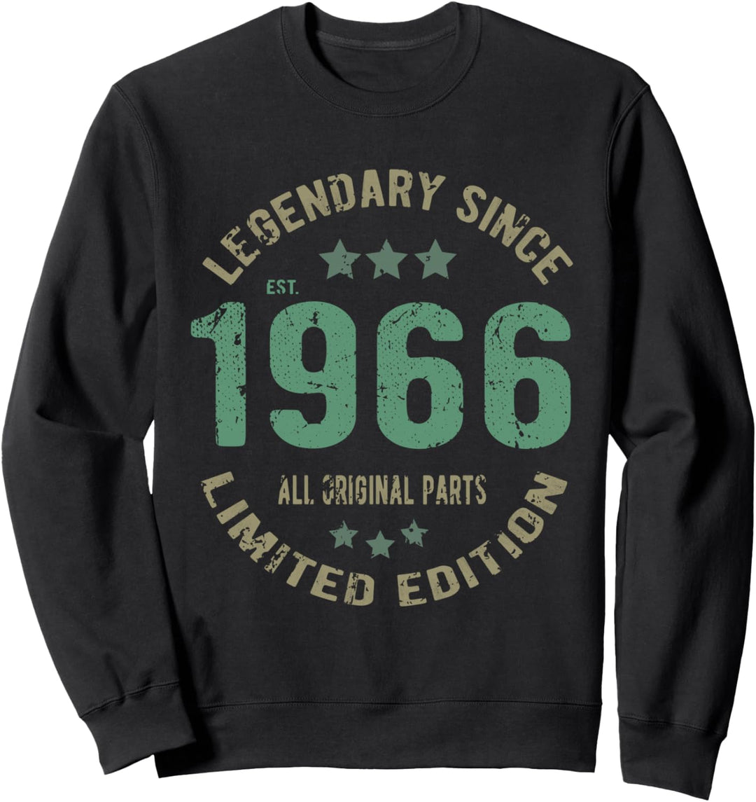 57 Years Old Bday Legend Since 1966 – Vintage 57. Geburtstag Sweatshirt