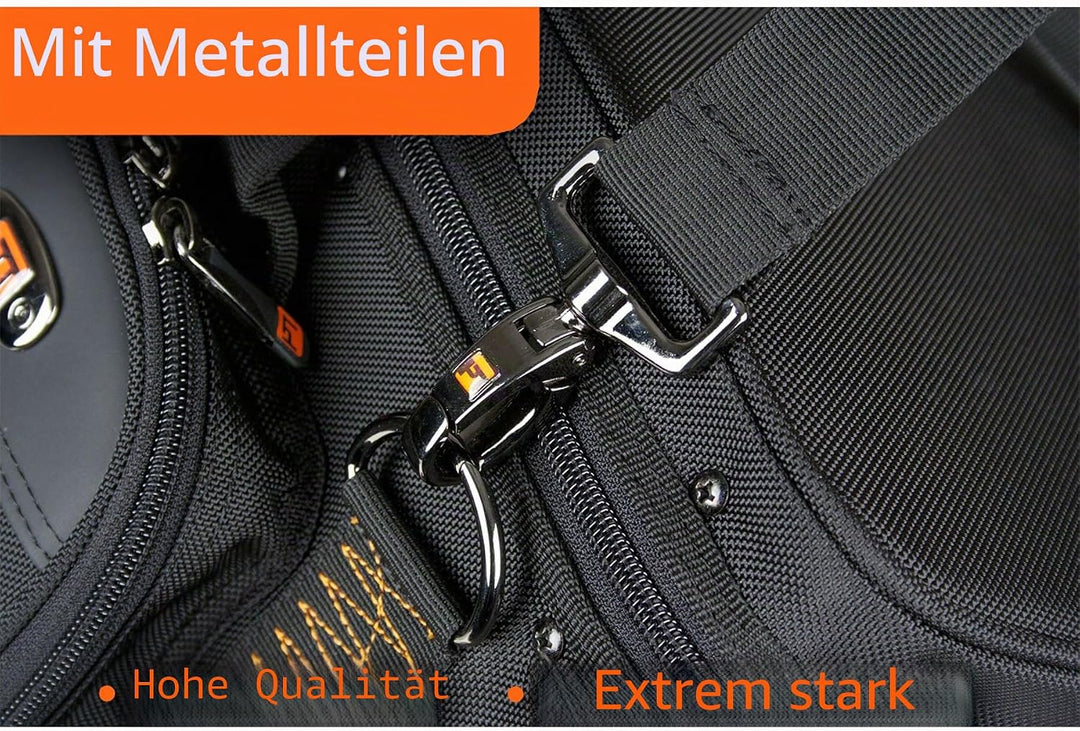 Protec PBTRIALT TRI-PAC-Gehäuse für Altsaxophon, Klarinette und Flöte Altsax/Klarinette/Flöten-Kombi