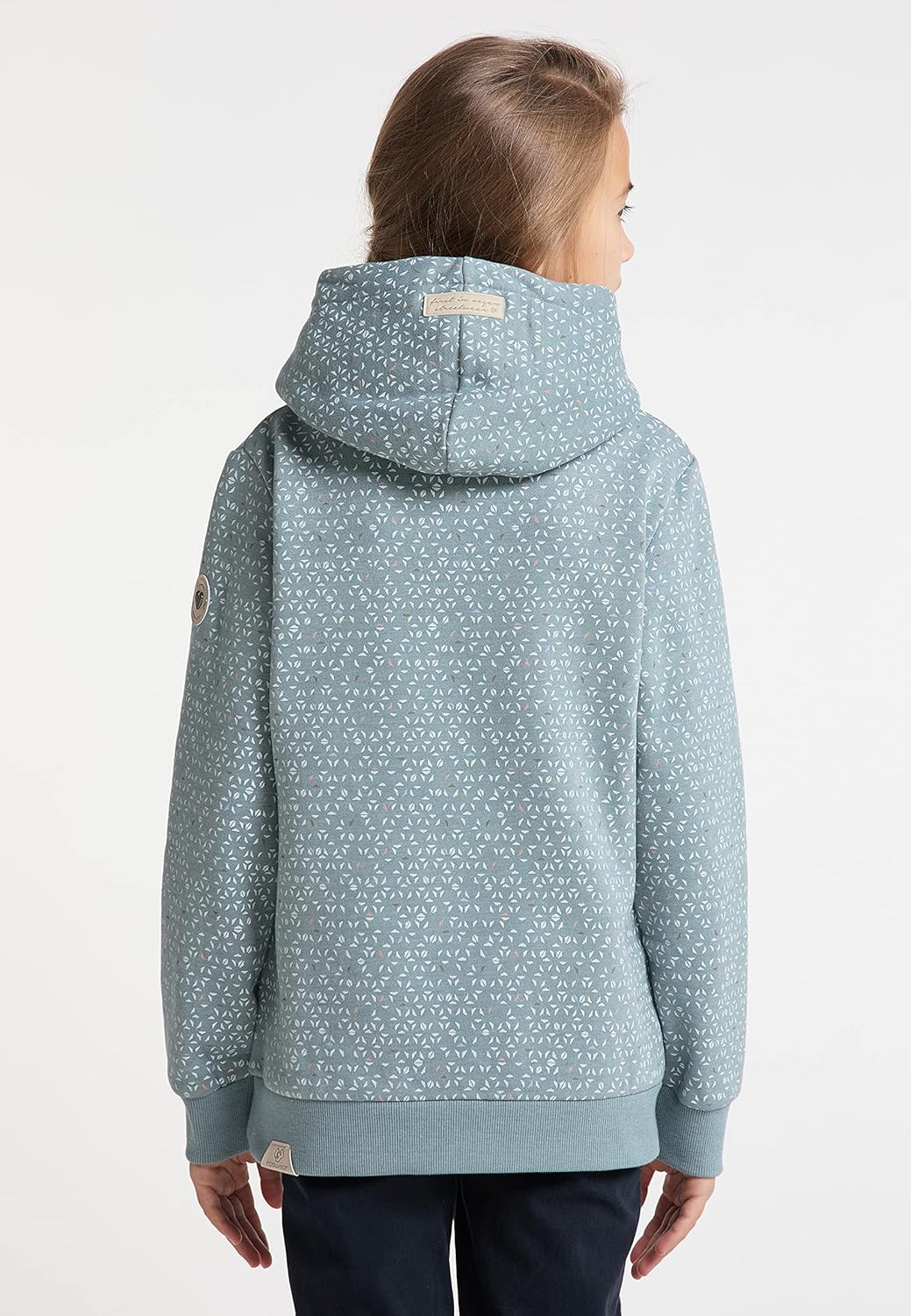 Ragwear Dorka Mädchen Sweatshirt mit Kapuze Kapuzenpullover Pullover Sweater 140 Dusty Green, 140 Du