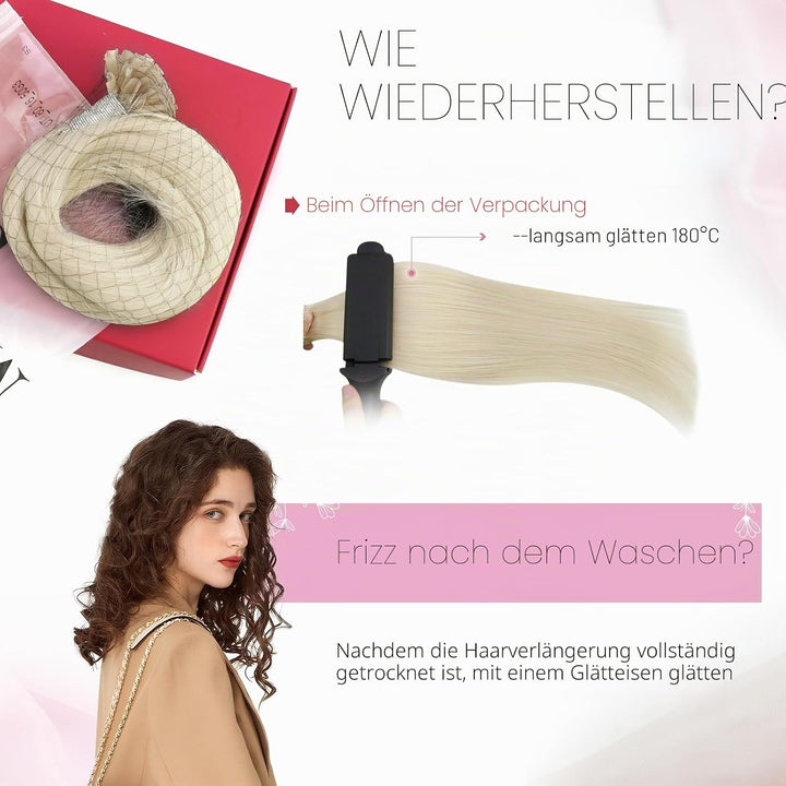 Moresoo Bonding Extensions Echthaar Blond 35cm U Tip Extensions Echthaar Bondings Platinblond Für Tä