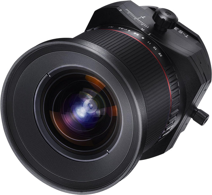 SAMYANG 885175 24/3,5 Objektiv DSLR T/S Canon EF manueller Fokus Tilt and Shift Fotoobjektiv Weitwin