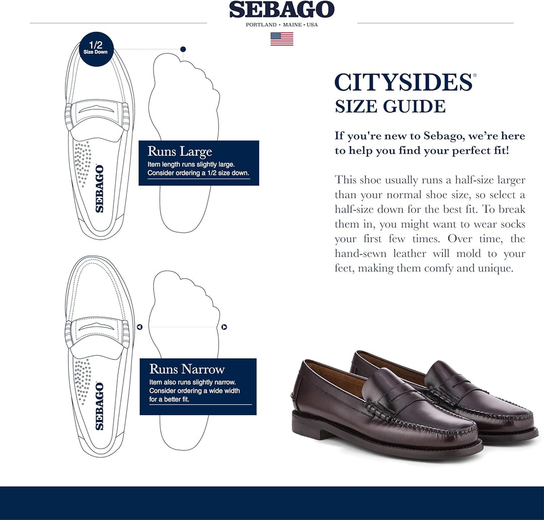 Sebago Classic Dan, Mocassins (Loafer) Homme 39.5 EU Brauner Bungurder Brown Burgundy 903, 39.5 EU B