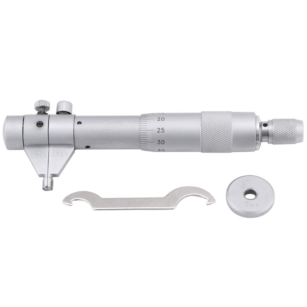 Fafeicy Innenmikrometer, Edelstahl Lochbohrung Innendurchmesser Messgerät, 5-30 mm Messbereich 0,01