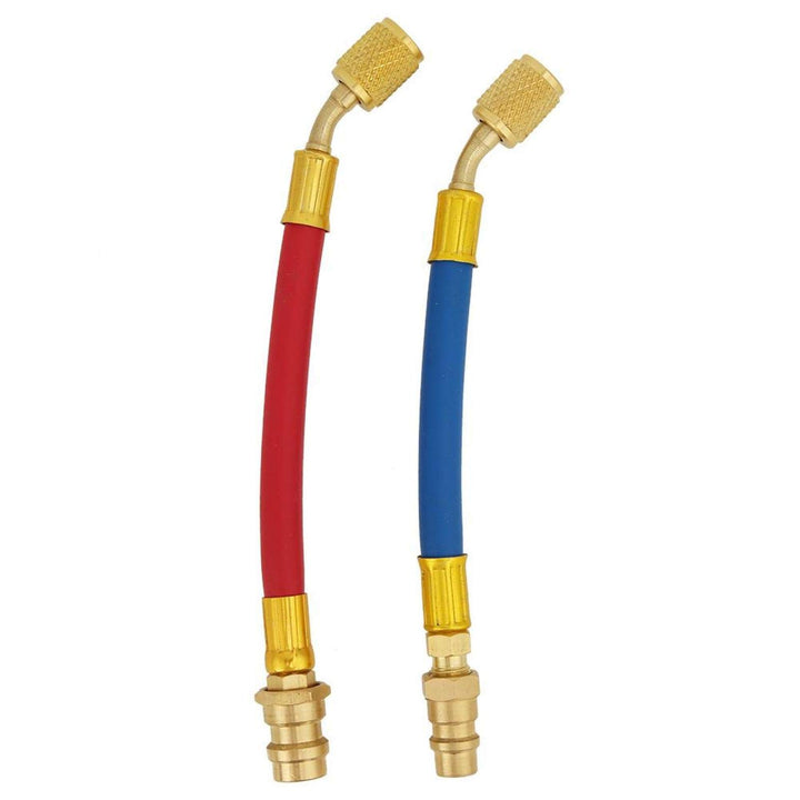 R134a Anschluss,Auto Ac Steckverbinder Schlauch Set Kit Klimaanlage Adapter 2 Stück Klimaanlage Adap