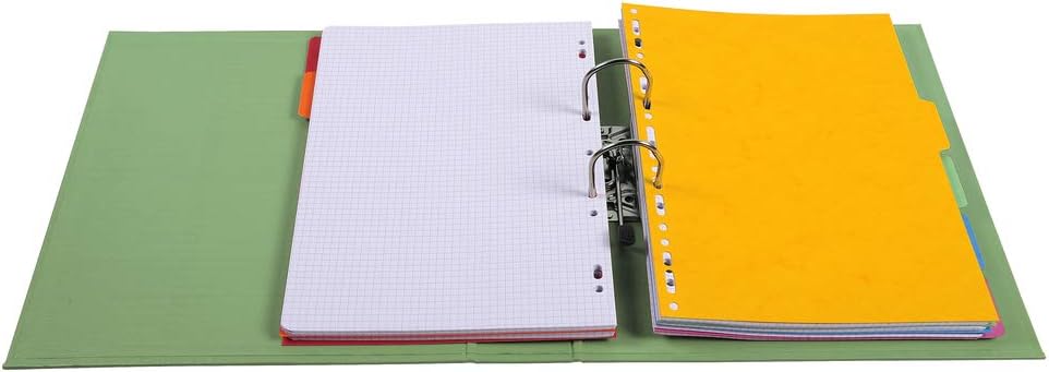 Exacompta 53756E 10er Pack Premium PVC-Ordner Prem´Touch. 7 cm breit DIN A4 Ringordner Aktenordner B