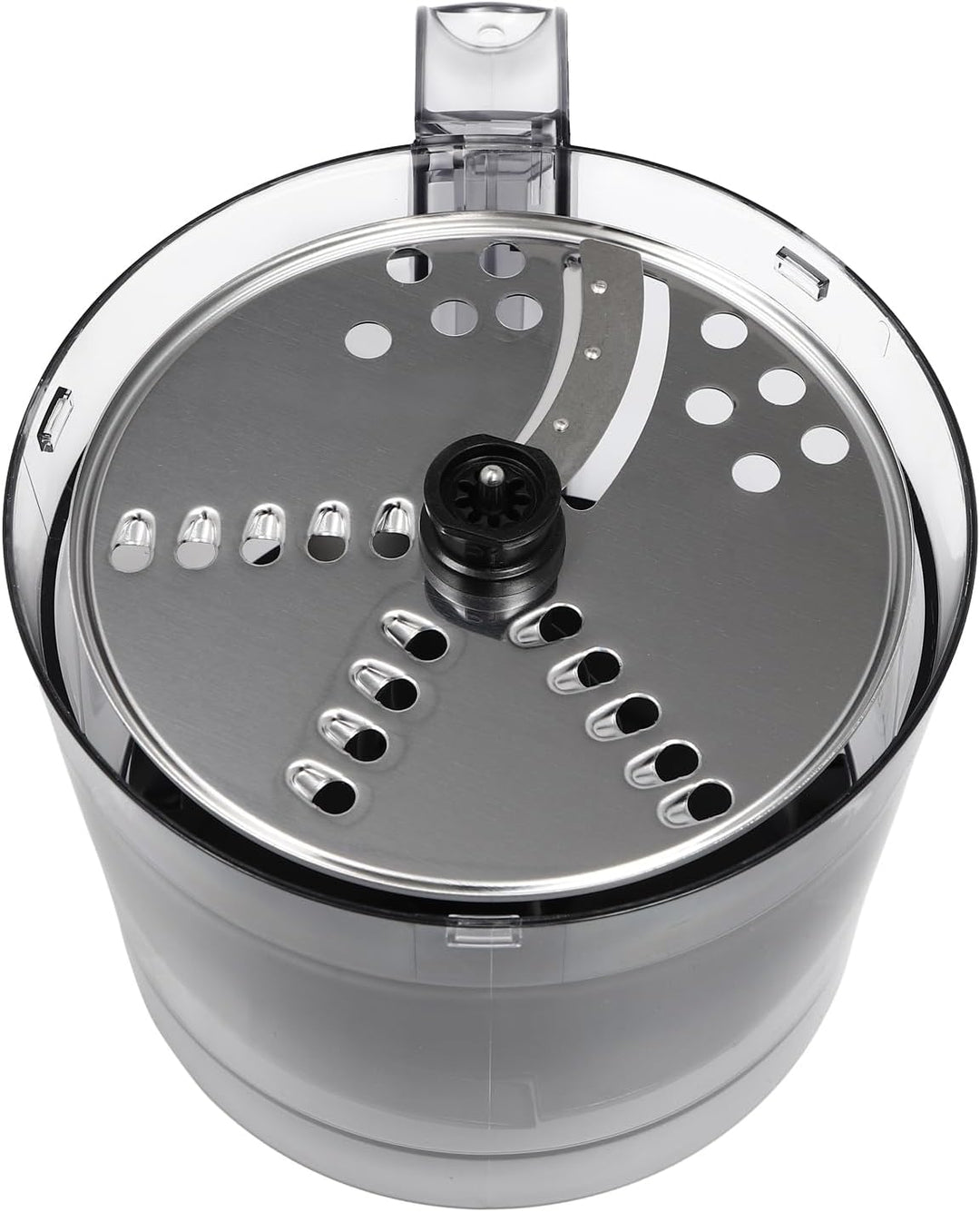 7-in-1-Gemüseschneider Kompakt Küchenmaschine Zerkleinerer Edelstahlgehäuse Food Processor Knetmasch