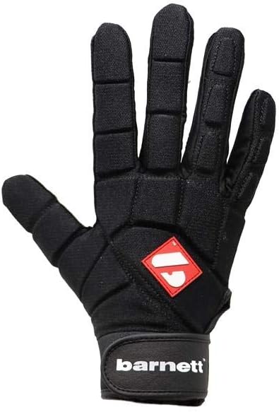 BARNETT FRG-03 Schwarz professionell Receiver Fussball Handschuhe, RE, DB, RB, S