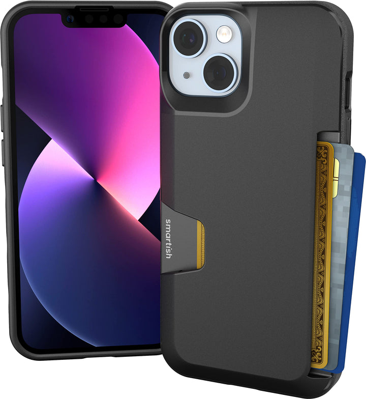 smartish® Schutzhülle für iPhone 14 – Wallet Slayer Vol. 1 [Slim + Protective] Kreditkartenetui – Fa
